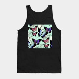 Realm of Sweet Morpho Butterflies Tank Top